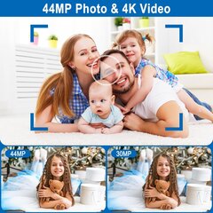 Digikaamera Sinexe, DC065, 48MP, autofookus, 4K, must цена и информация | Для видеокамер | kaup24.ee