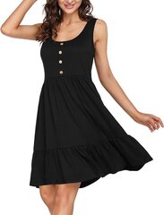 Женское платье Aottori, черное цена и информация | Платье | kaup24.ee