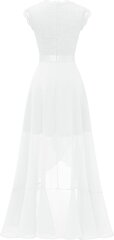 Длинное женское платье Dressystar, белое цена и информация | Платья | kaup24.ee