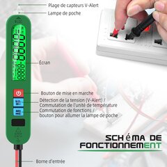 Watkingsi automaatne nutikas digitaalne multimeeter, S5 цена и информация | Механические инструменты | kaup24.ee