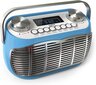 Retro FM/FM raadio Audible Fidelity, 3W, sinine hind ja info | Raadiod, magnetoolad | kaup24.ee