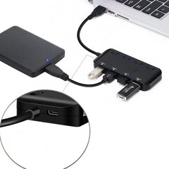 PTN USB 4 ports USB 3.0  цена и информация | Адаптеры и USB-hub | kaup24.ee