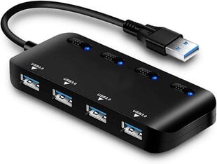 PTN USB 4 port USB 3.0 цена и информация | Адаптеры и USB-hub | kaup24.ee