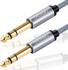 Инструментальный кабель Chliankj, 6,35–6,35 мм цена и информация | Кабели и провода | kaup24.ee