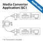 10Gtek Ethernet Media Converter hind ja info | Ruuterid | kaup24.ee