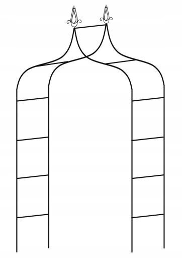 GardenLine lillekaar, 240 cm цена и информация | Vaasid, alused, redelid lilledele | kaup24.ee