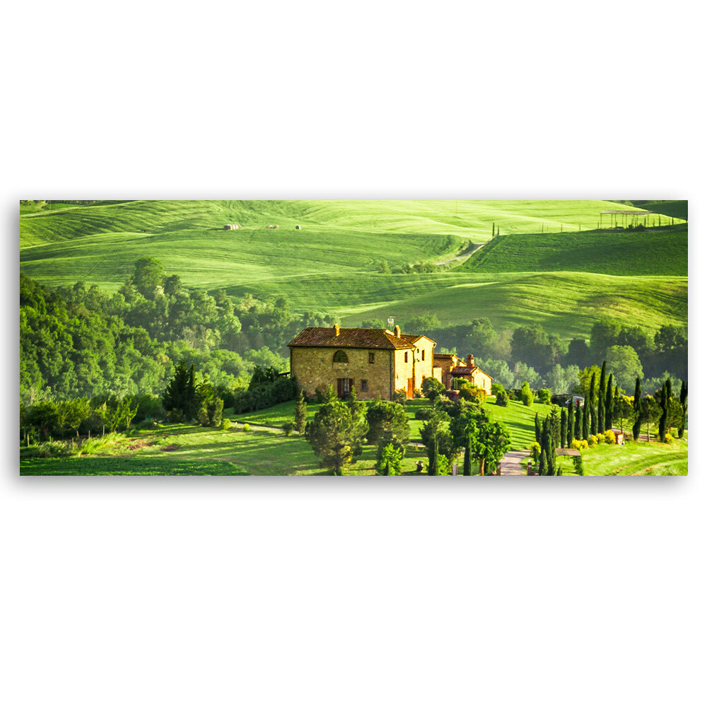 Seinapilt lõuendil Toscana maastik hind ja info | Seinapildid | kaup24.ee