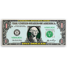 Seinapilt lõuendil Ameerika dollar цена и информация | Картины, живопись | kaup24.ee