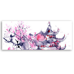 Seinapilt lõuendil Jaapani pagood hind ja info | Seinapildid | kaup24.ee