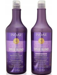 Inoar Duo Speed Blonde šampoon 1000 ml + palsam 1000 ml hind ja info | Šampoonid | kaup24.ee
