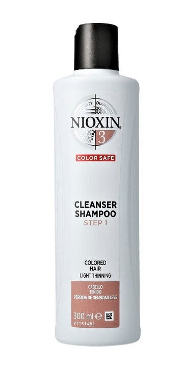 Nioxin System 3 puhastav šampoon 300 ml hind ja info | Šampoonid | kaup24.ee