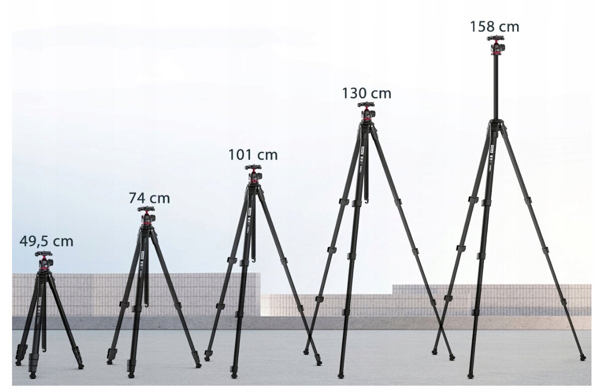 Fotostatiiv koos peaga 158cm Ulanzi Ombra MT-55 hind ja info | Statiivid | kaup24.ee