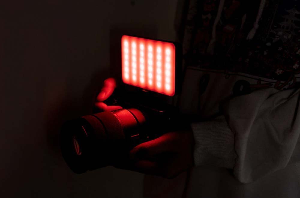 Ulanzi LED lamp VL120 RGB aku kaamera telefonile hind ja info | Fotovalgustuse seadmed | kaup24.ee