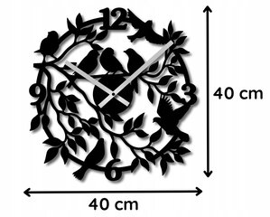 Настенные часы Murles, 40 см цена и информация | Часы | kaup24.ee