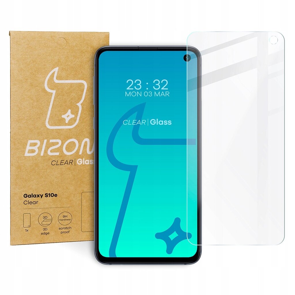 Karastatud klaas Bizon Glass Clear Galaxy S10e hind ja info | Ekraani kaitsekiled | kaup24.ee