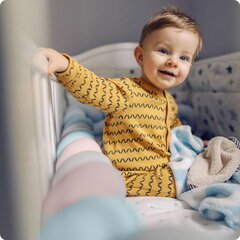 Плед для кроватки Ricokids 3м - синий и розовый цена и информация | Товары для безопасности детей дома | kaup24.ee