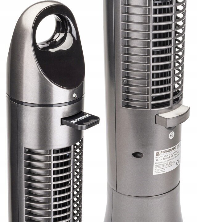 Ventilaator Powermat Satin Tower-80/PM0741, 80W, 98 cm, tumehall hind ja info | Ventilaatorid | kaup24.ee