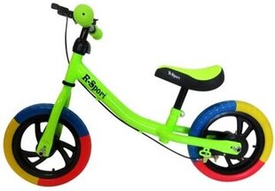 Беговел R-Sport R6 12 дюймов, зеленый цена и информация | Детский трехколесный велосипед - коляска с удобной ручкой управления для родителей Riff F95941 2в1, фиолетовый | kaup24.ee