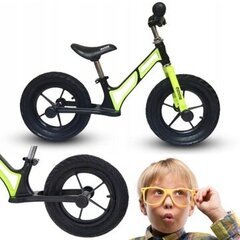 Беговел Gimme Leo 12 дюймов, зеленый цена и информация | Детский трехколесный велосипед - коляска с удобной ручкой управления для родителей Riff F95941 2в1, фиолетовый | kaup24.ee