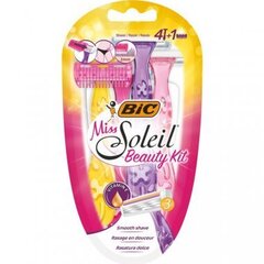 Бритвенный набор для женщин Bic Miss Soleil Beauty Kit, 4 шт. цена и информация | Средства для бритья | kaup24.ee