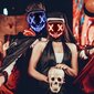 Daikoye LED Halloweeni mask цена и информация | Karnevali kostüümid | kaup24.ee