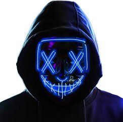 Daikoye LED Halloweeni mask цена и информация | Карнавальные костюмы | kaup24.ee