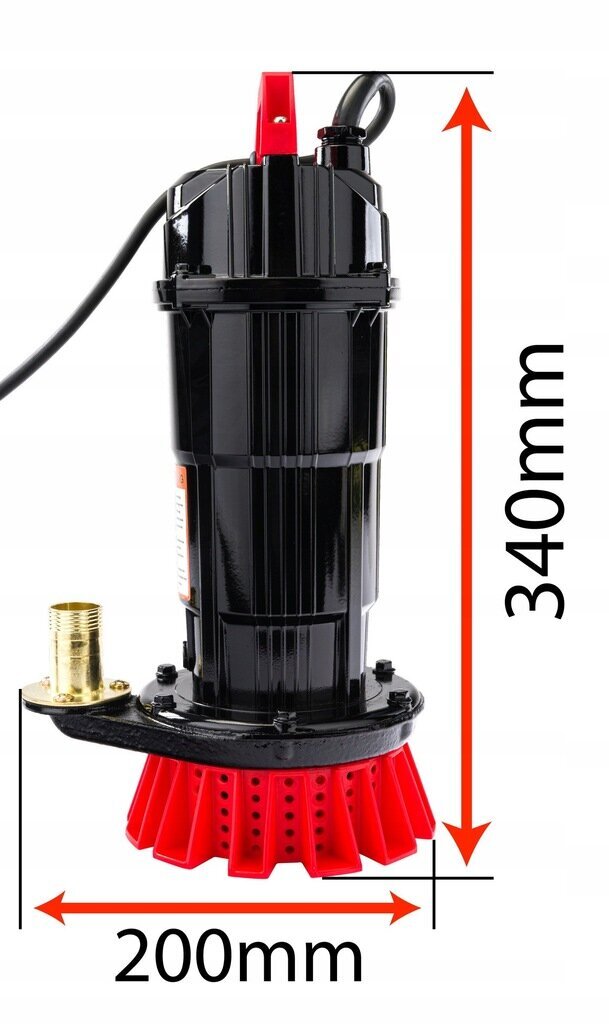 Vihmaveepump Red Technic RTPDW0072, 650W, voolikuga 20 m цена и информация | Reoveepumbad | kaup24.ee