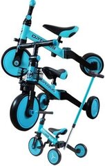 Беговел Milly Mally Blue optimus 4in1 цена и информация | Трехколесные велосипеды | kaup24.ee