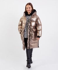 Gulliver jope tüdrukutele, kuldne цена и информация | Куртки, пальто для девочек | kaup24.ee