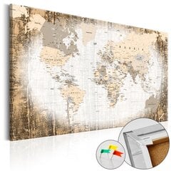 Pilt korgil - Enclave of the World [Cork Map] цена и информация | Картины, живопись | kaup24.ee