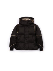 Черная демисезонная куртка для девочек Gulliver цена и информация | Куртки, пальто для девочек | kaup24.ee