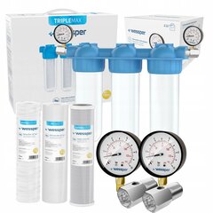 Wessper Triplemax 3-astmeline narurine 3/4'' veefilter hind ja info | Veefiltrid | kaup24.ee