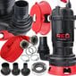 Septik veskiga Red Technic RTPDSR0071, 1050W, voolikuga 20 m hind ja info | Puhta vee pumbad | kaup24.ee
