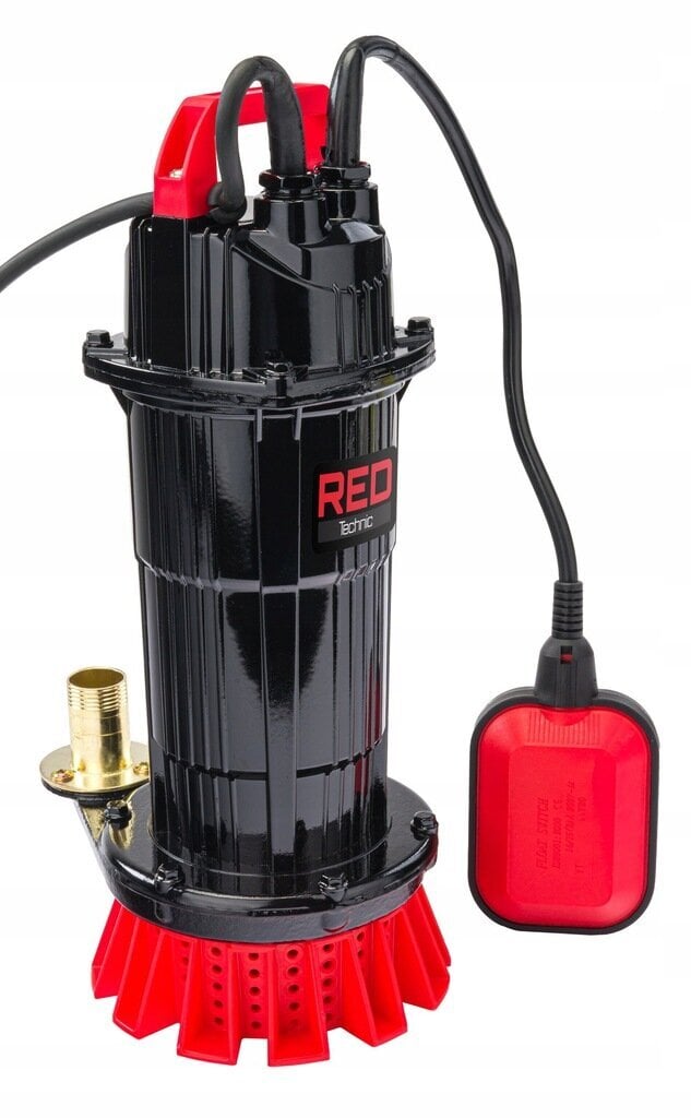 Vihmaveepump Red Technic RTPDW0073, 650W, 8000 l/h, voolikuga 20 m цена и информация | Reoveepumbad | kaup24.ee