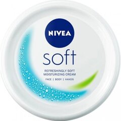 Крем Nivea Soft, интенсивное увлажнение, 200 мл цена и информация | Кремы, лосьоны для тела | kaup24.ee