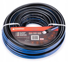 Aiavoolik Powermat GARDEN PREMIUM 1/2" 30M / PM1155, 1/2" 30m hind ja info | Kastekannud, voolikud, niisutus | kaup24.ee