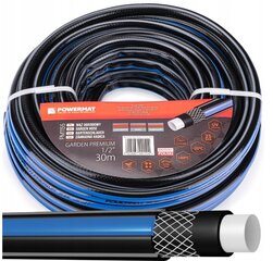 Aiavoolik Powermat GARDEN PREMIUM 1/2" 30M / PM1155, 1/2" 30m hind ja info | Kastekannud, voolikud, niisutus | kaup24.ee