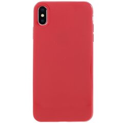 Твердый силиконовый (TPU) чехол – красный (iPhone Xs Max) цена и информация | Чехлы для телефонов | kaup24.ee