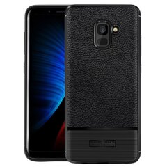 „Armor“ твердый силиконовый чехол (TPU) – чёрный (Galaxy A8+ 2018) цена и информация | Чехлы для телефонов | kaup24.ee