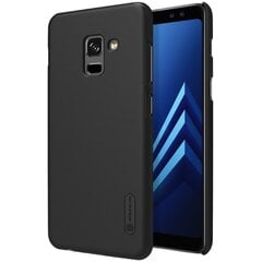 „Nillkin“ Frosted Shield чехол - чёрный + защитная пленка для экрана (Galaxy A8+ 2018) цена и информация | Чехлы для телефонов | kaup24.ee