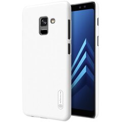 „Nillkin“ Frosted Shield чехол - белый + защитная пленка для экрана (Galaxy A8+ 2018) цена и информация | Чехлы для телефонов | kaup24.ee