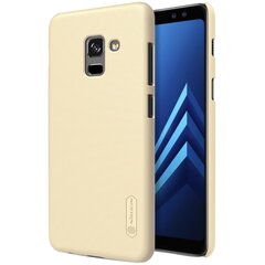 „Nillkin“ Frosted Shield чехол - золотой + защитная пленка для экрана (Galaxy A8+ 2018) цена и информация | Чехлы для телефонов | kaup24.ee