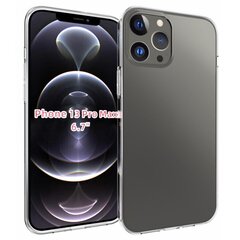 Твердый силиконовый чехол (TPU) - прозрачный (iPhone 13 Pro Max) цена и информация | Чехлы для телефонов | kaup24.ee