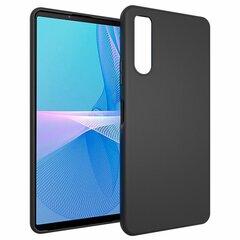 Твердый силиконовый чехол (TPU) - чёрный (Xperia 10 IV) цена и информация | Чехлы для телефонов | kaup24.ee