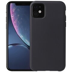 Твердый силиконовый чехол (TPU) – чёрный (iPhone 11) цена и информация | Чехлы для телефонов | kaup24.ee