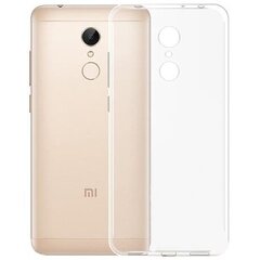 Самый тонкий TPU чехол – прозрачный (Redmi 5) цена и информация | Чехлы для телефонов | kaup24.ee