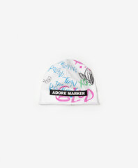 Шапка для девочек Gulliver, белого цвета цена и информация | Шапки, перчатки, шарфы для девочек | kaup24.ee