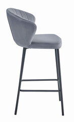 Комплект из 4-х стульев Leobert Gatta, серый/черный цена и информация | Стулья для кухни и столовой | kaup24.ee