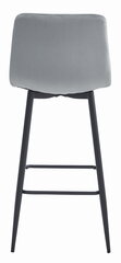 4-toolide komplekt Leobert Pozza, hall/must hind ja info | Söögilaua toolid, köögitoolid | kaup24.ee