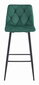 3-toolide komplekt Leobert Nado, roheline/must hind ja info | Söögitoolid, baaritoolid | kaup24.ee